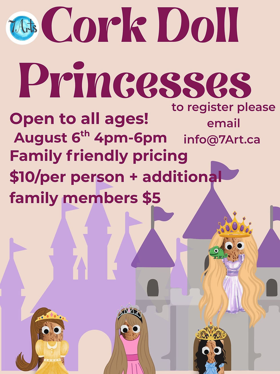 Cork Doll Princesses