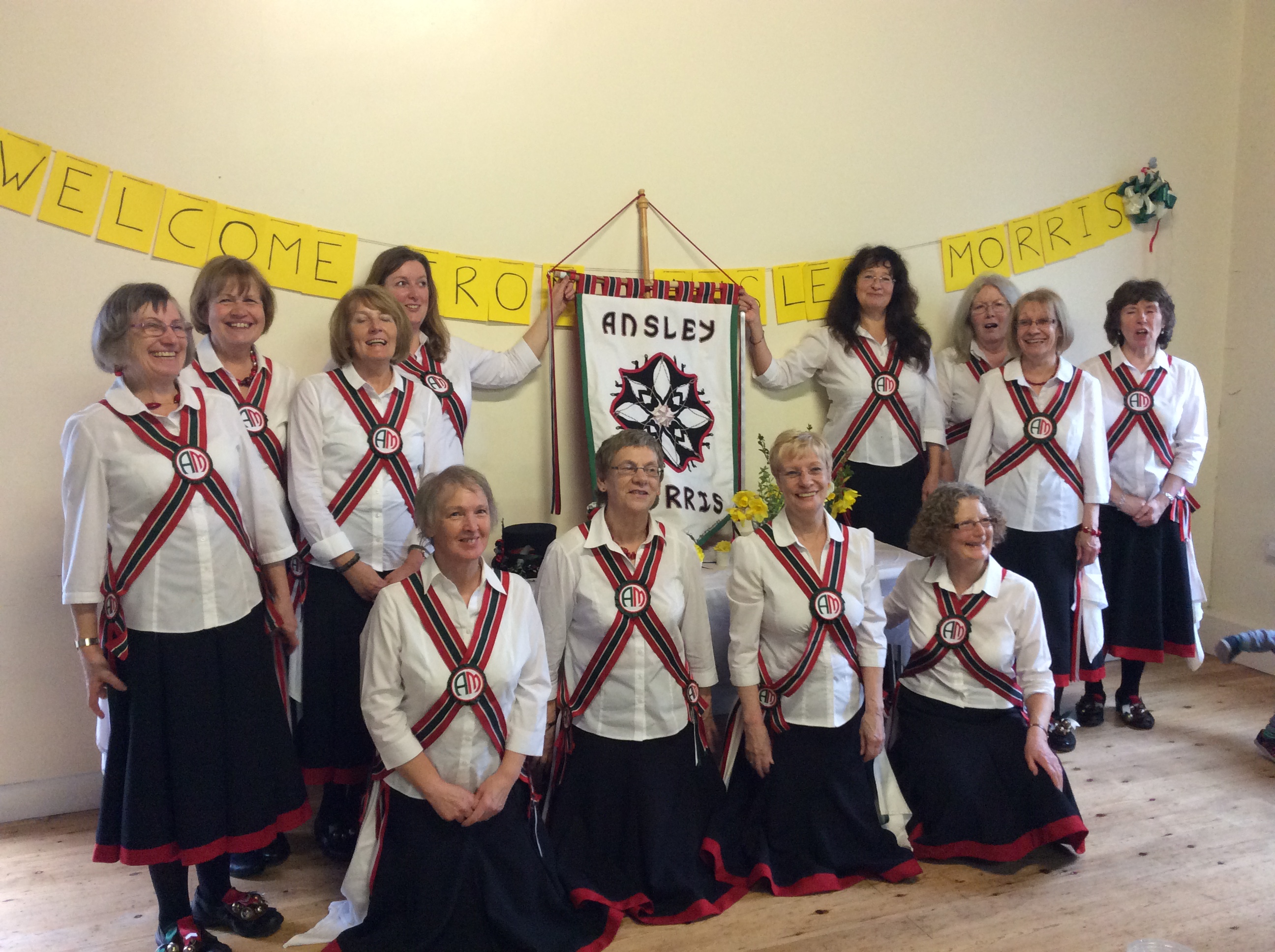 Showing off our new skirts