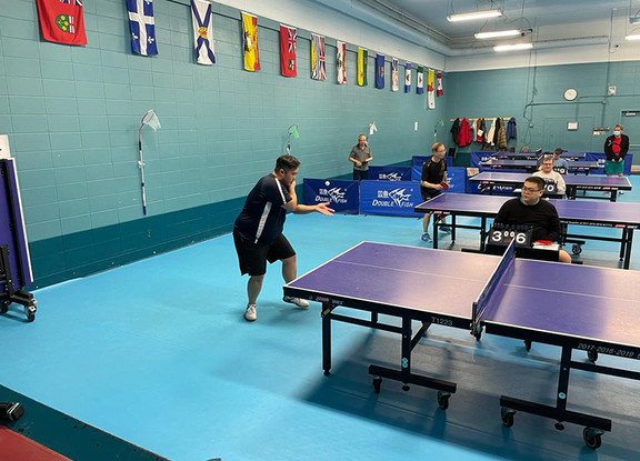 Action during the March 2023 OTTC Monthly Daytime Tournament