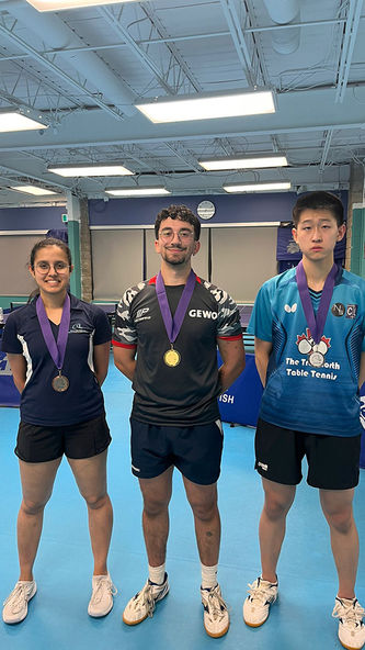 Winners Class A (L-R): Bronze: Priyanka Pareek; Gold: Felix Martin; Silver: Aaron Du