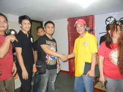 GS Bod Danieles meet and greet with FF Chua at greet FF Boy Chua during AKP Gatherings in Manila