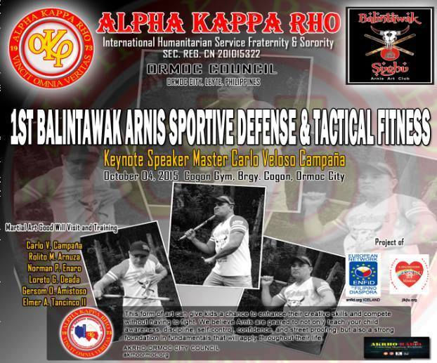 AkrhoOrmoc 1st Balintawak Arnis Sportive