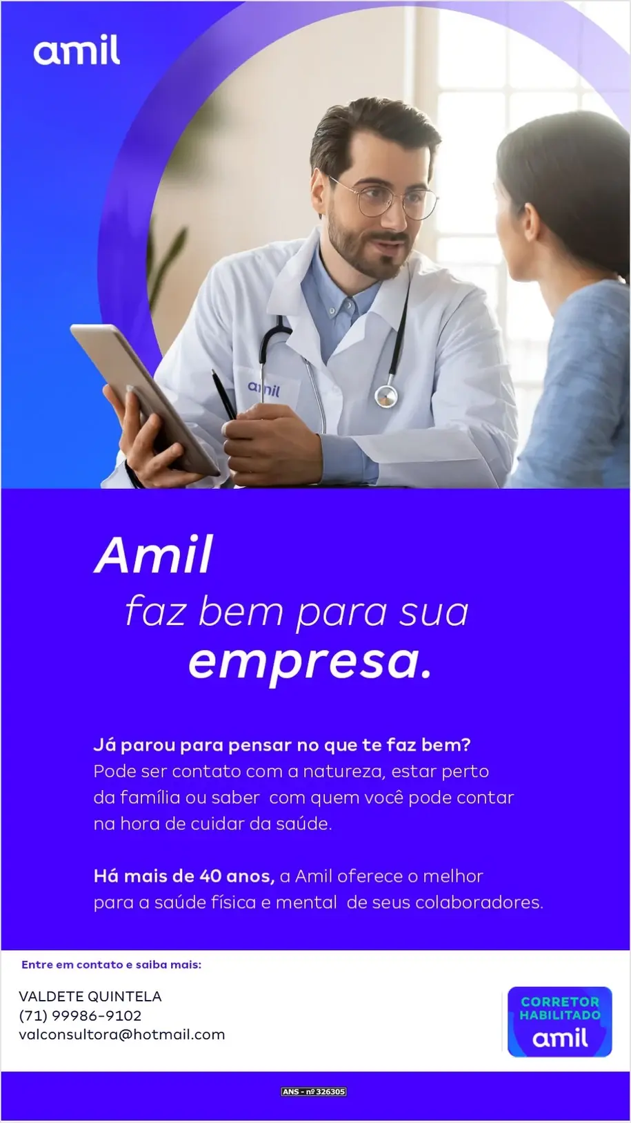 Encontre um Corretor Vendas Online - Produto Amil Saude - Amil Dental