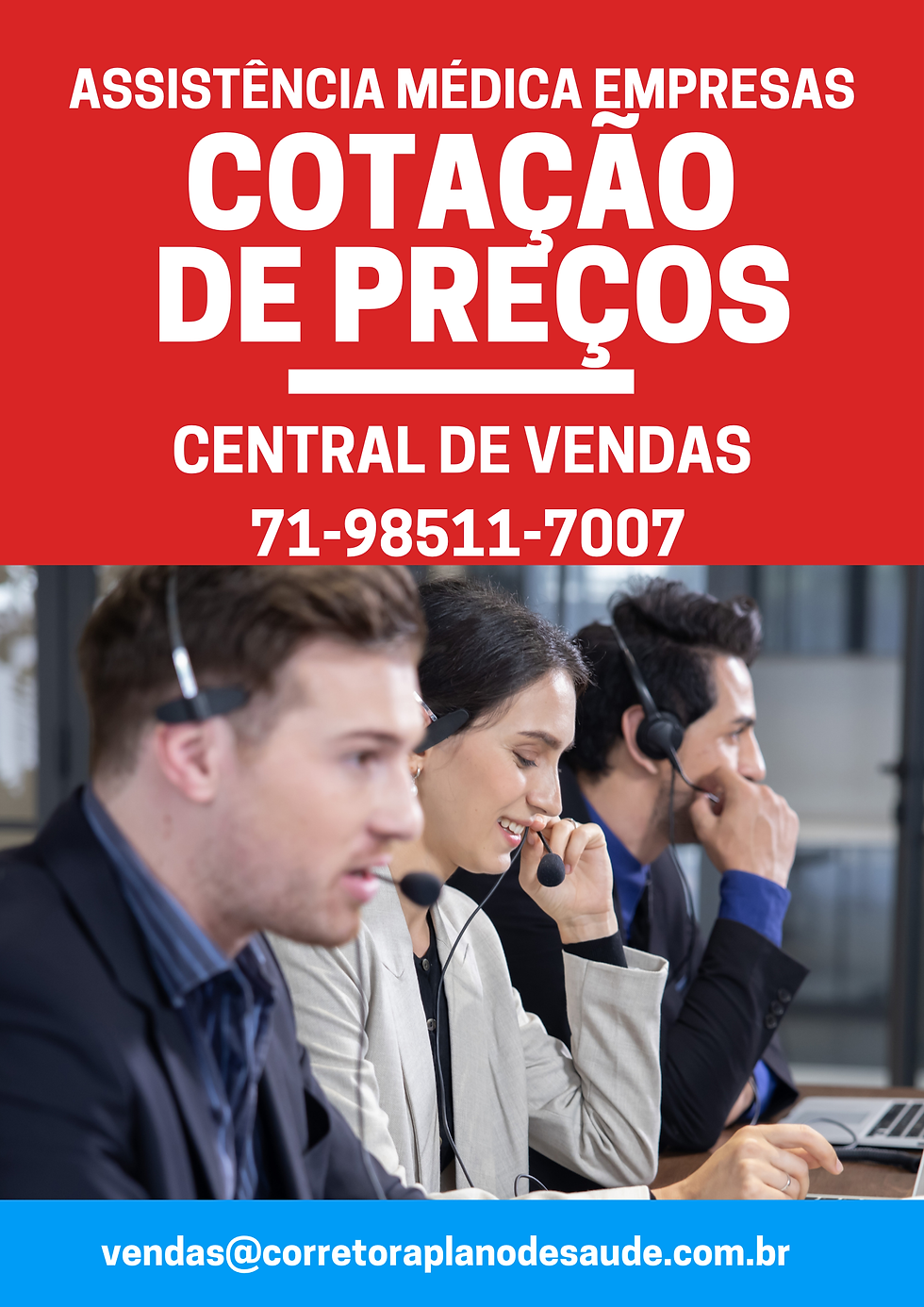 Corretor de Seguros Vendas de Saude Bradesco - Empresarial 