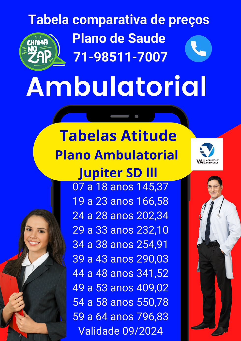 Camaçari-BA - Tabelas Comparativas de Planos de Saude