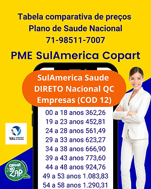 Empresarial SulAmerica Direto Nacional Copart Tabelas para Empresas.png