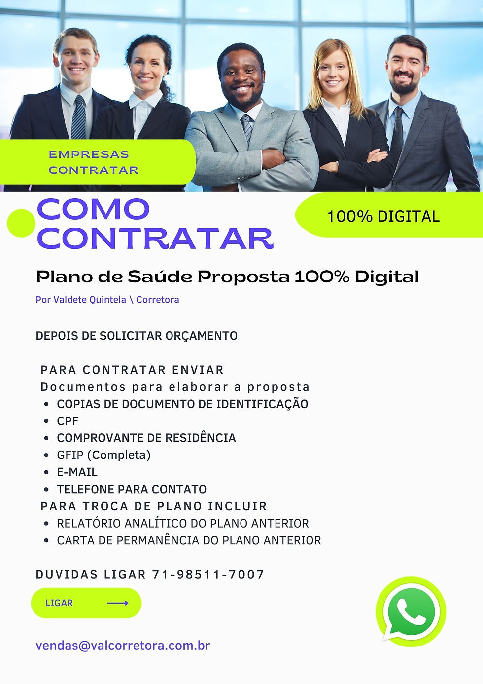 Contratar Plano de Saude em Salvador-Bahia