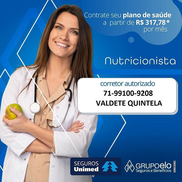 SEGUROS UNIMED TABELAS PARA NUTRICIONIST
