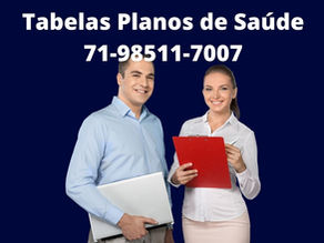 Tabelas Planos de Saude para Empresas