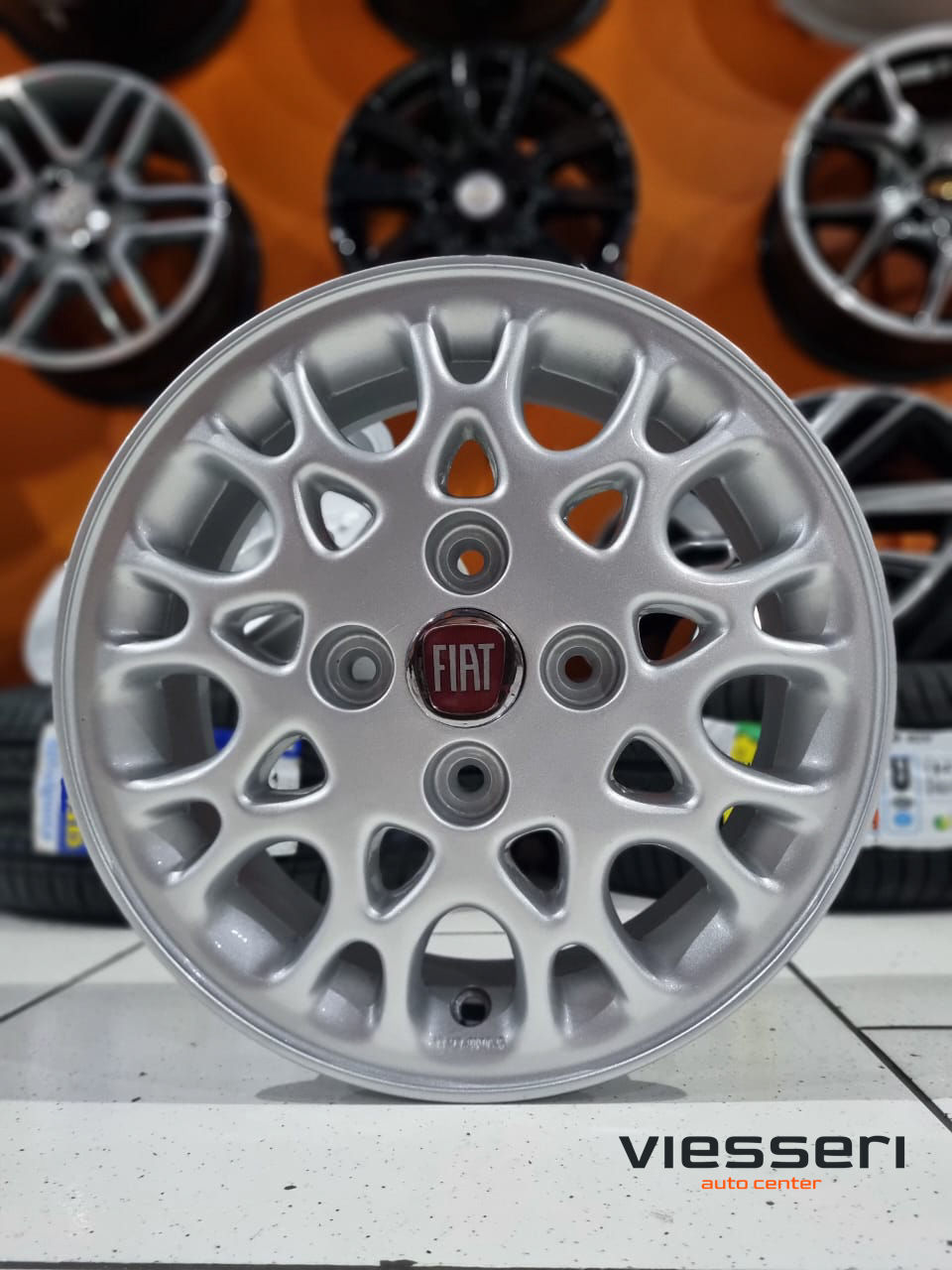 Miniatura: Jogo de rodas usadas - Original Fiat Palio - Aro 13