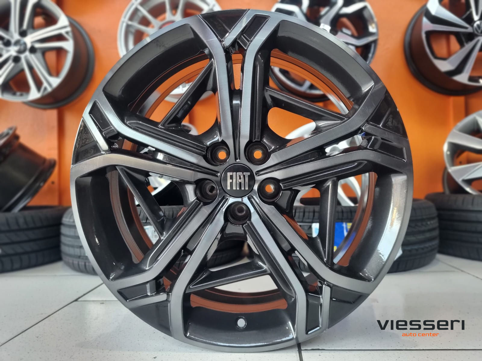 Jogo de rodas usadas - Original Fiat Fastback - Aro 18