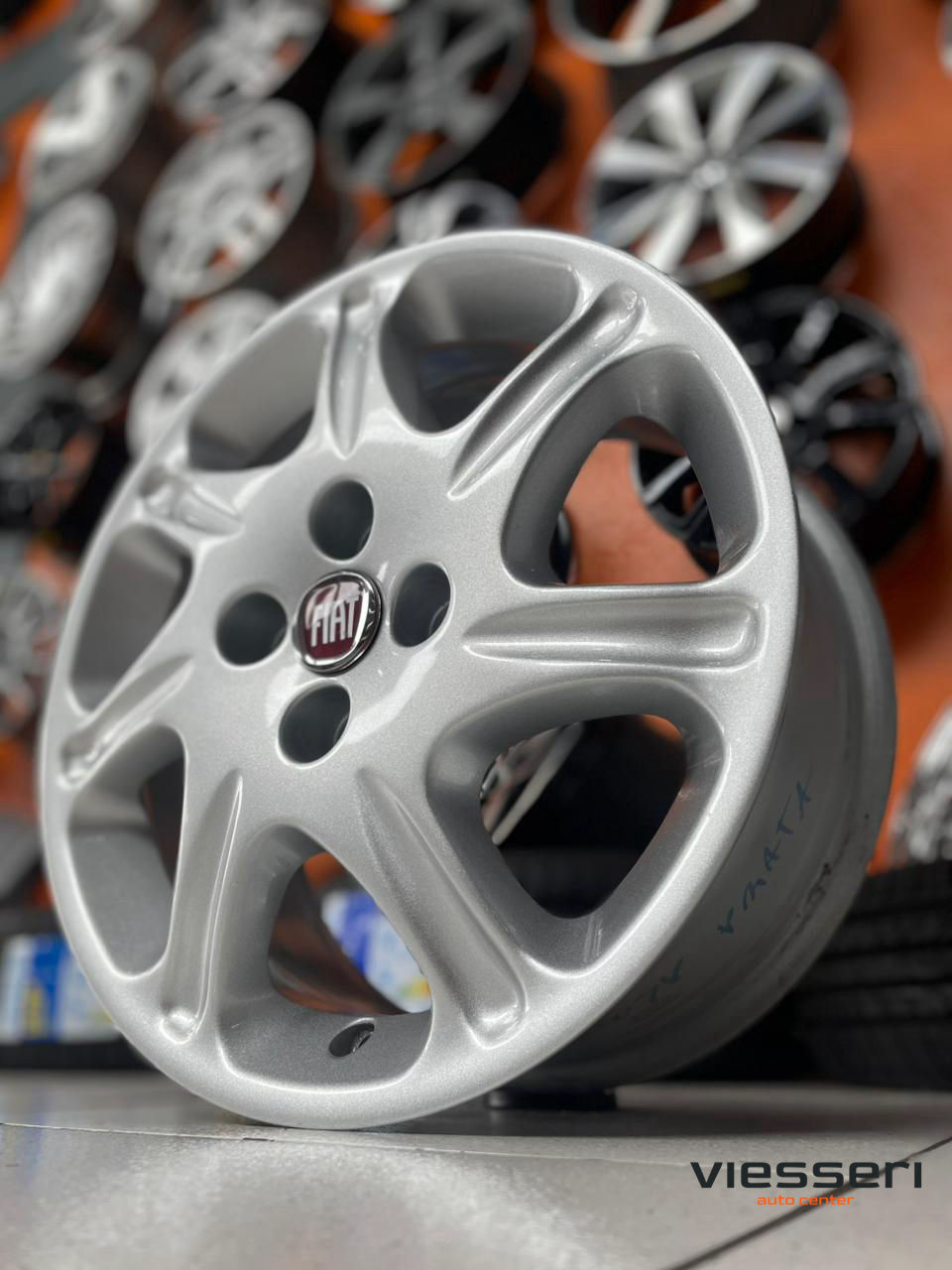 Miniatura: Jogo de rodas usadas - Original Fiat - Serrinha - Aro 15