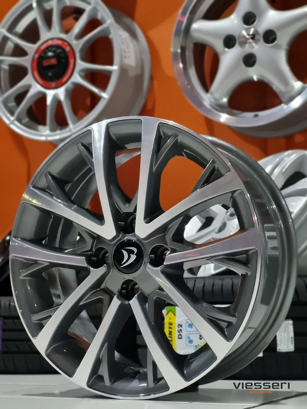 Miniatura: Jogo de rodas - BRW 1740 -  Fiat Toro, aro 15