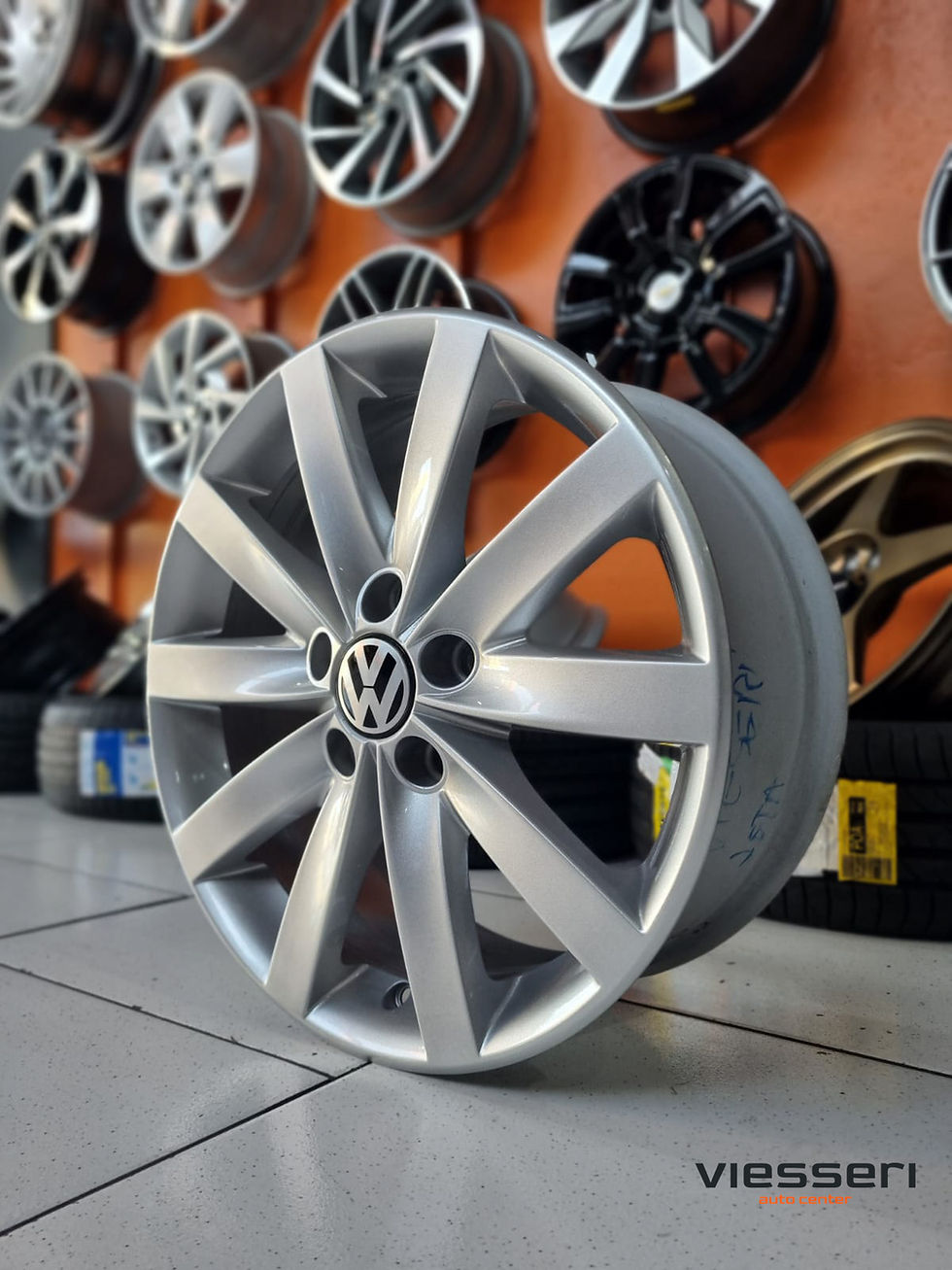 Miniatura: Jogo de rodas usadas - Original  - VW JETTA COMFORTILINE - Aro 17