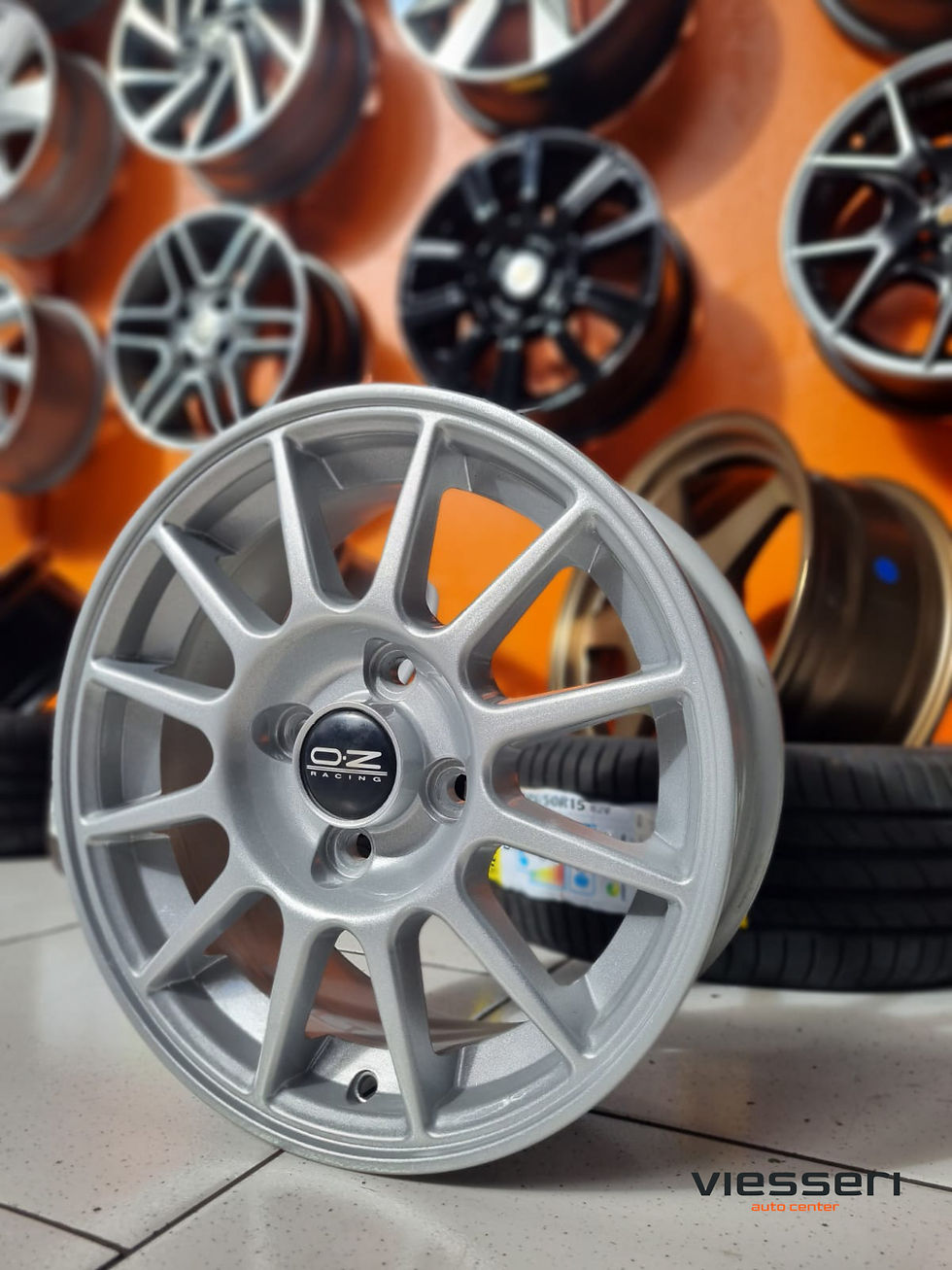 Miniatura: Jogo de rodas usadas - Zunky  - ZK 1012 - OZ Racing - Aro 14 