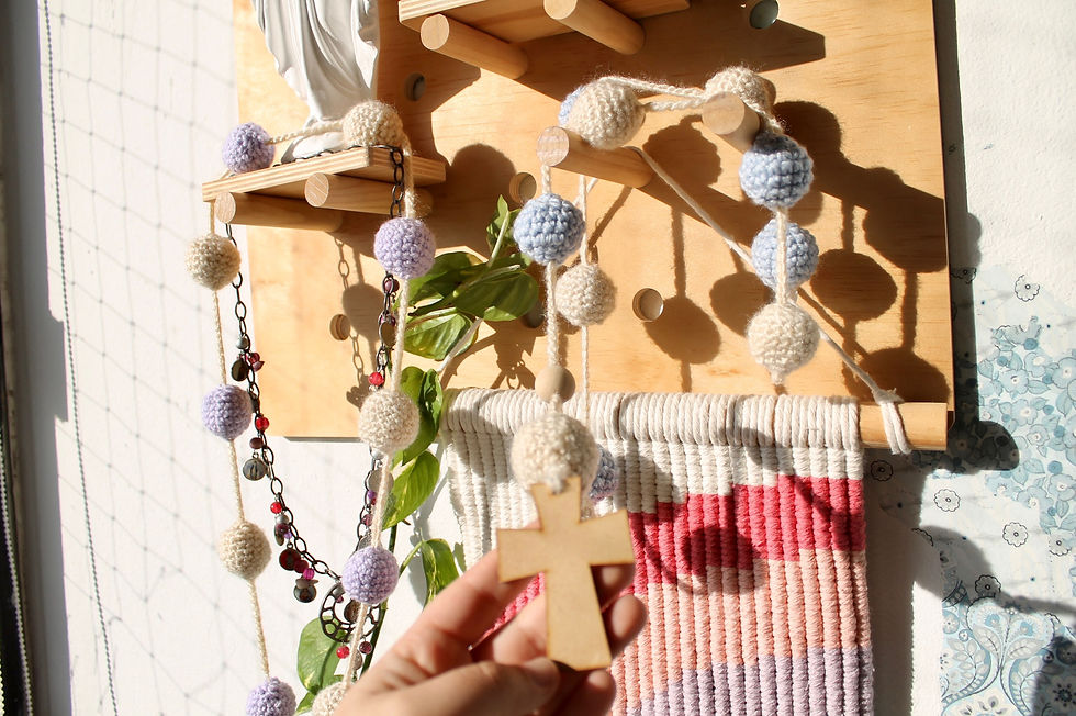 Miniatura: Rosario tejidos