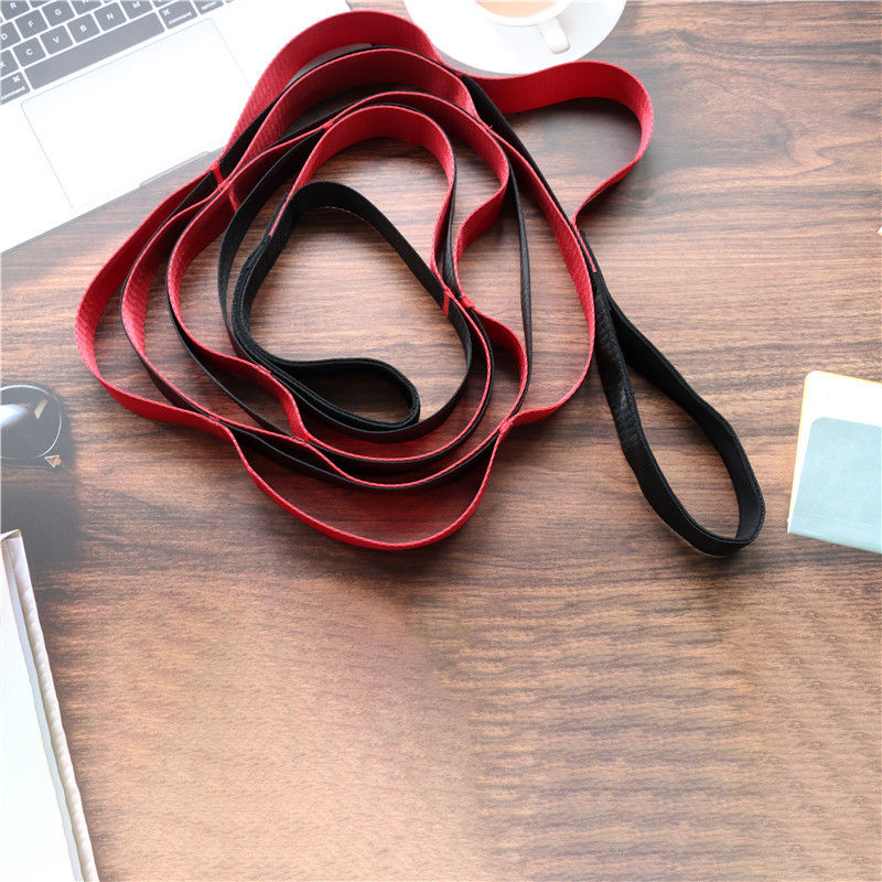 Thumbnail: Adjustable 12 Loop Stretch Strap Training Yoga Strap