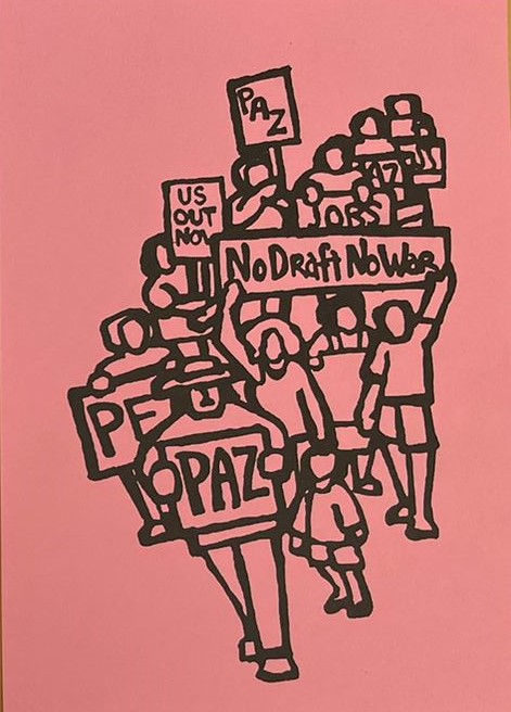 Miniature : Paz / No Draft No War - Rini Templeton