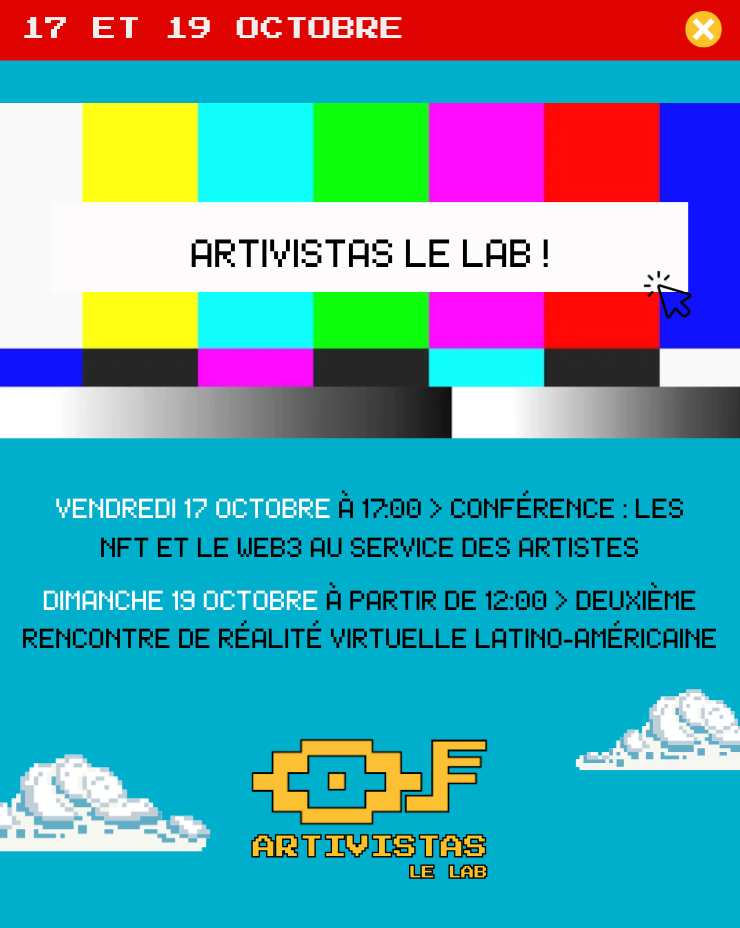 Artivistas le lab : séance d'Octobre
