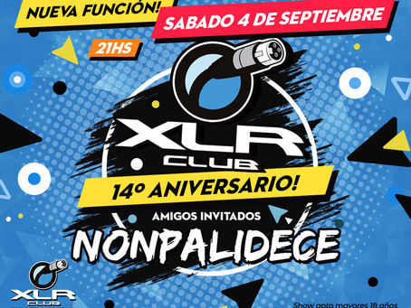 Selector Conciencia musicalizando para el 14 aniversario de XLR CLUB. Warm up de NONPALIDECE.