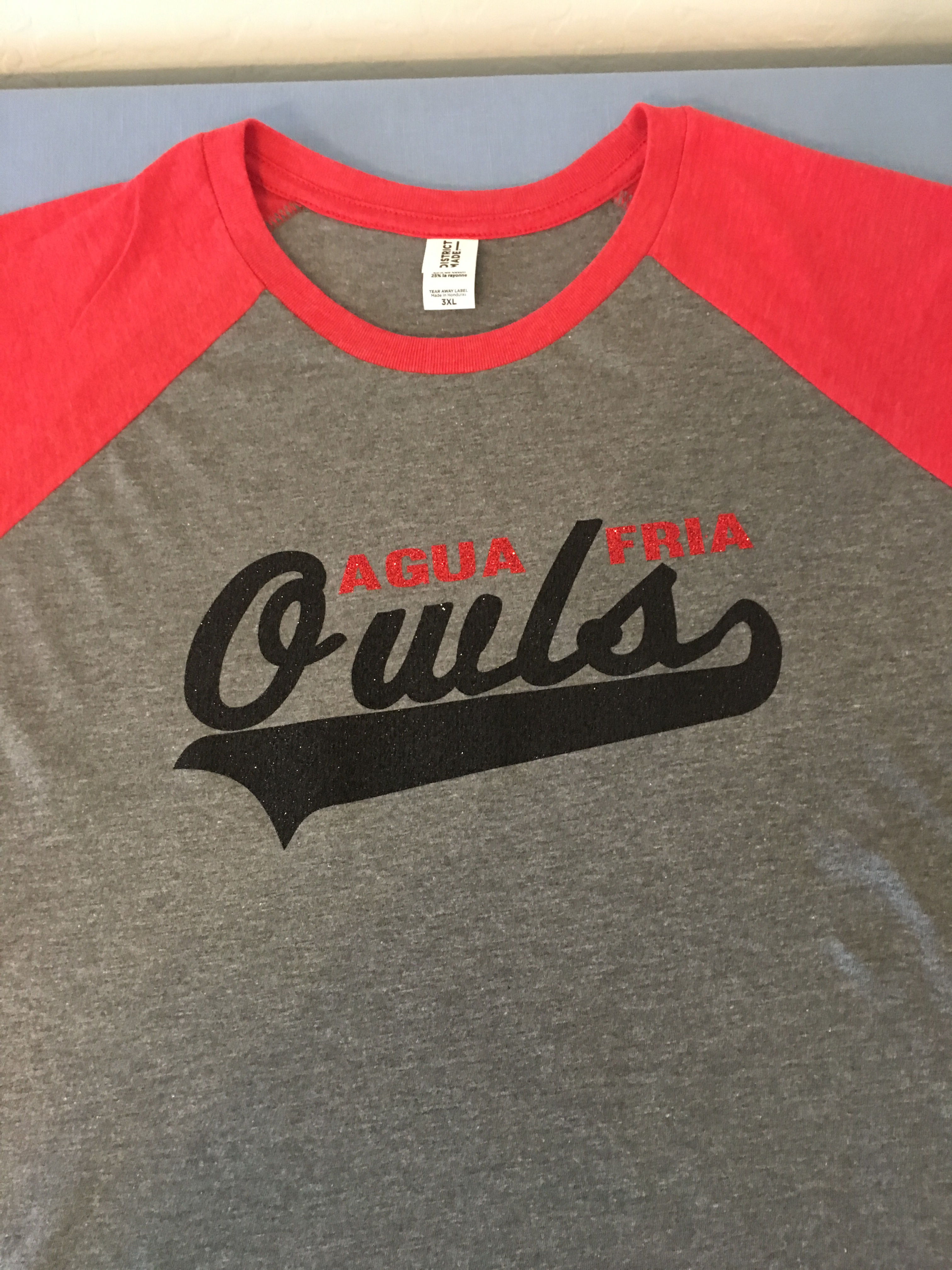 Agua Fria Owls Ladies Spiritwear Shirt