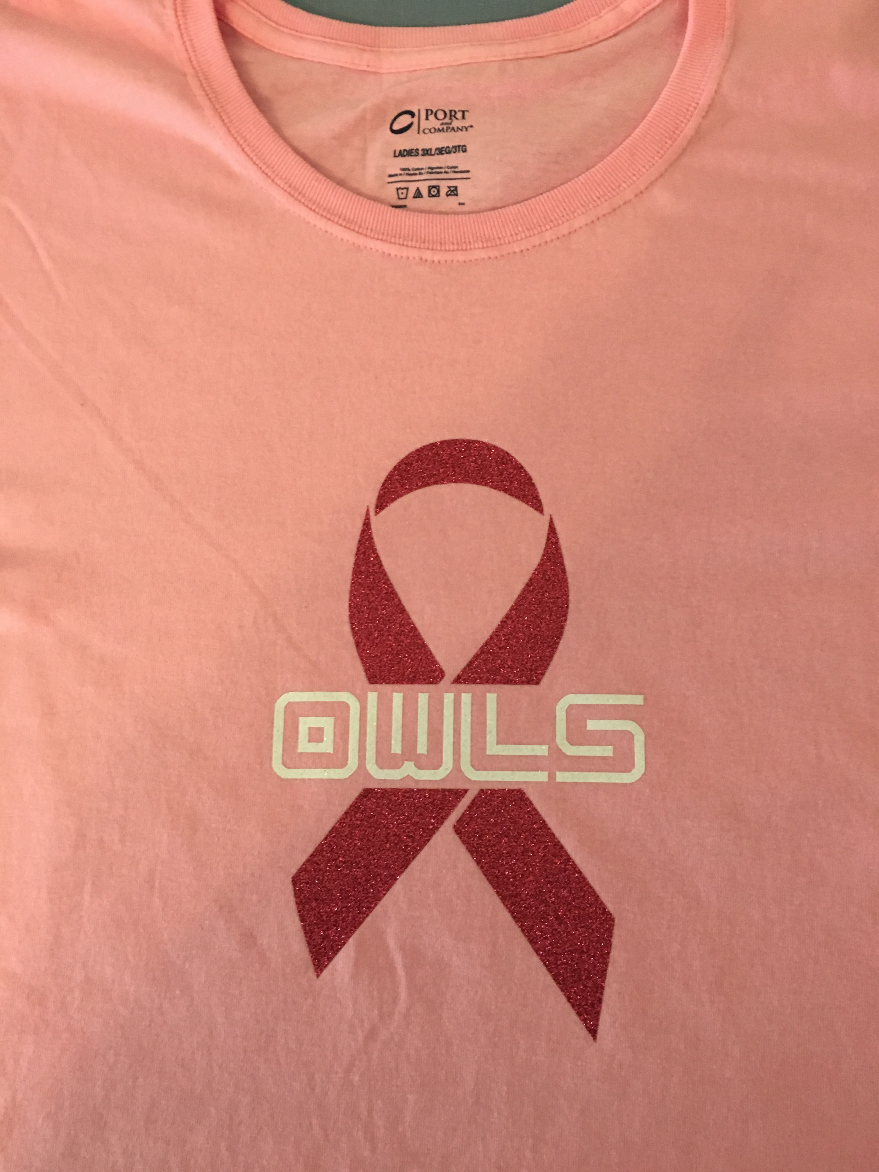 Owls Breast Cancer Awarness Shirt