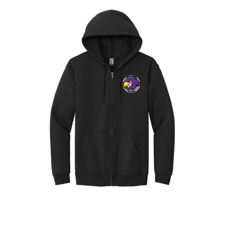 Corte Sierra Unisex Black Zip Up