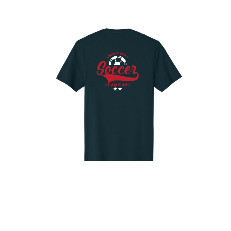 Thumbnail: Lynx Soccer Logo'd Short Sleeve Cotton T-Shirt