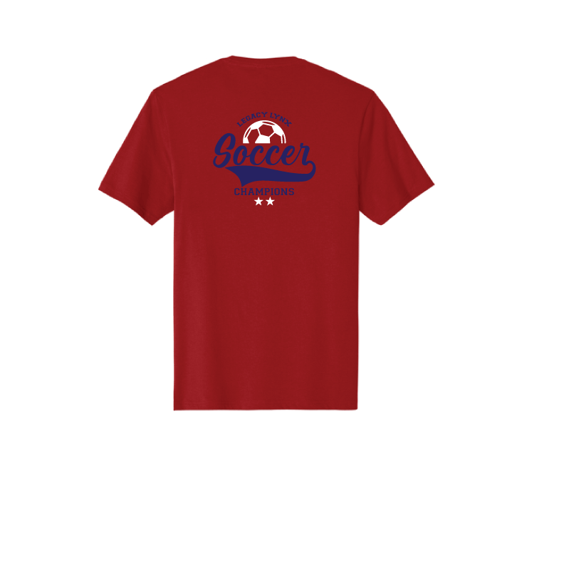 Lynx Soccer Logo'd Short Sleeve Cotton T-Shirt