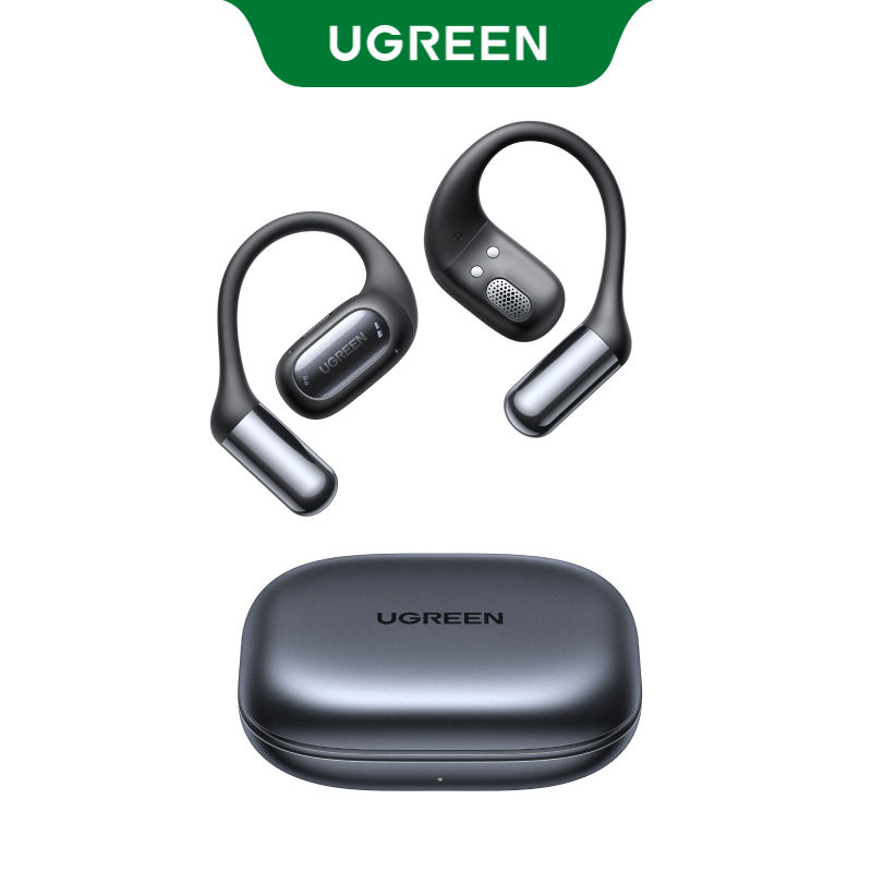 Thumbnail: Open-Ear Headphones Earphones, Ear-hook TWS True-Wireless Bluetooth 6.0 Wireless