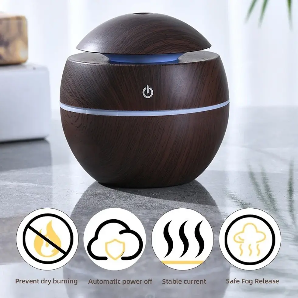 Thumbnail: Smart Desk Humidifier for Bedroom/Office  Ultrasonic Mist, Touch Control & Custo