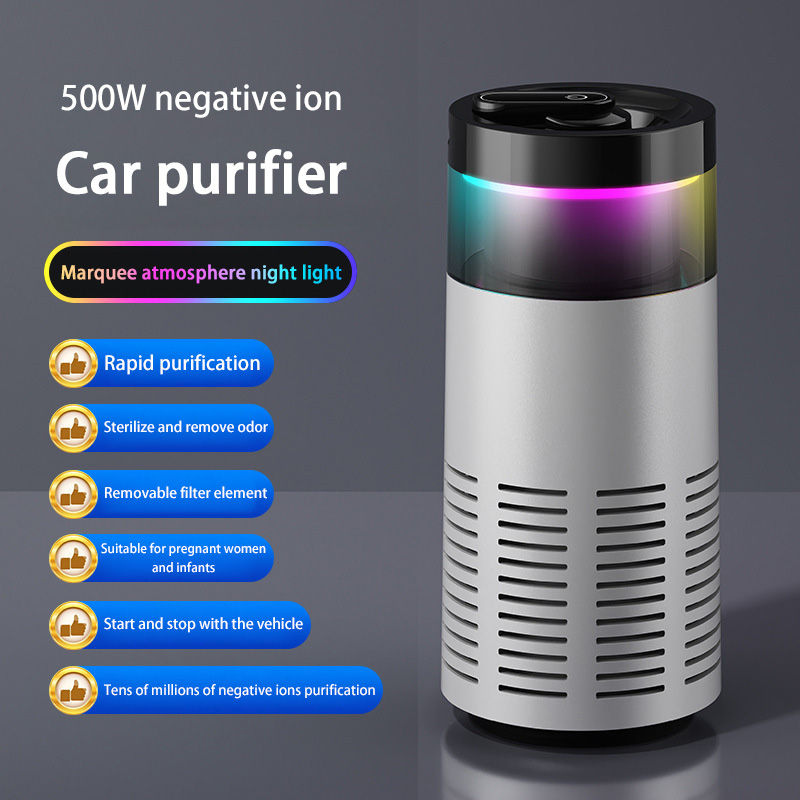 Thumbnail: 2026 New Car Air Purifier, A Negative Ion Ambient Light Car Air Purifier For Rem