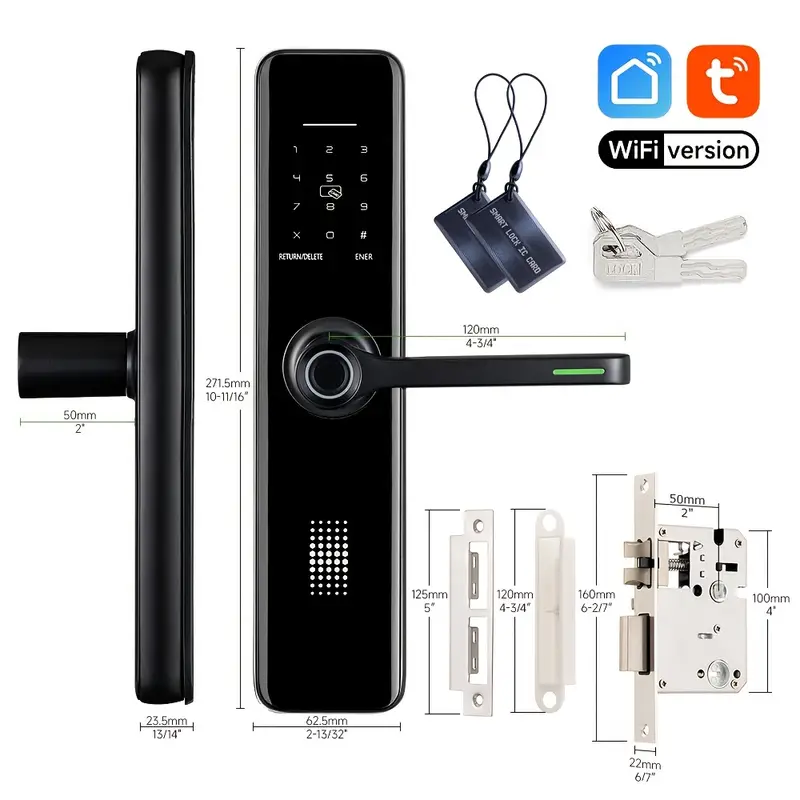 Thumbnail: Smart WiFi Door Lock with Keypad & App Access