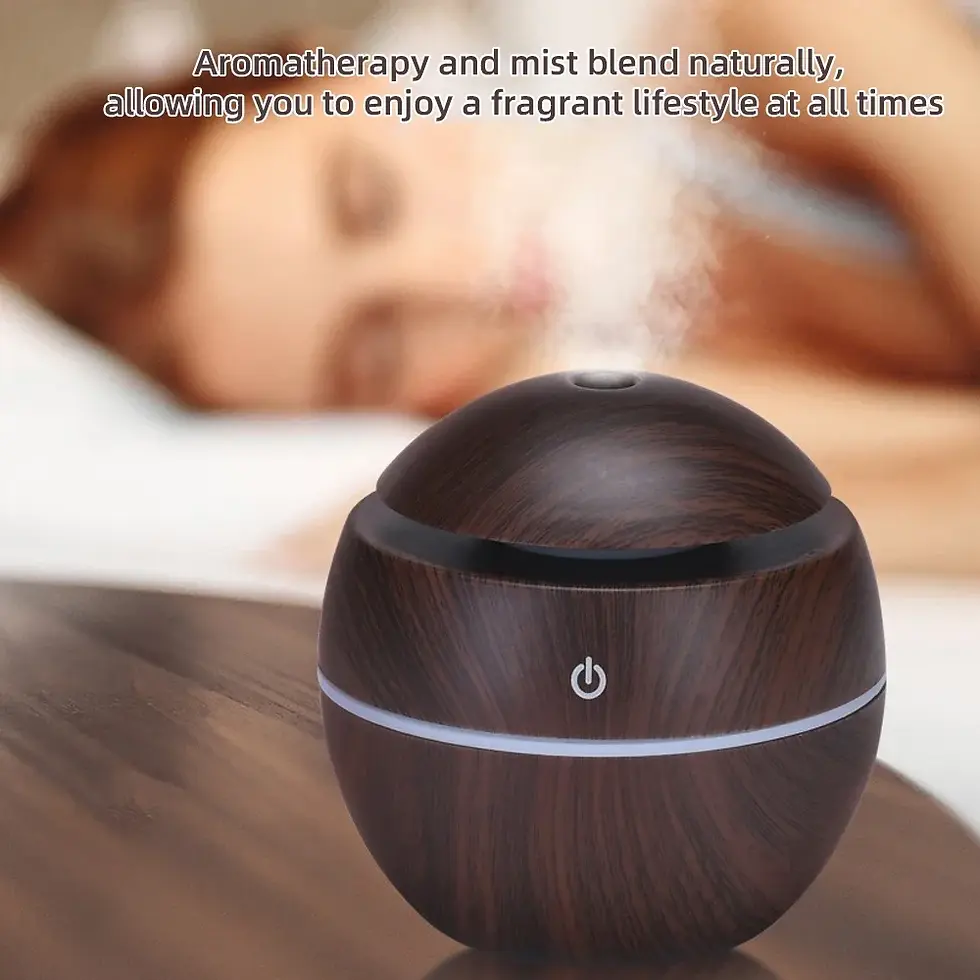 Thumbnail: Smart Desk Humidifier for Bedroom/Office  Ultrasonic Mist, Touch Control & Custo
