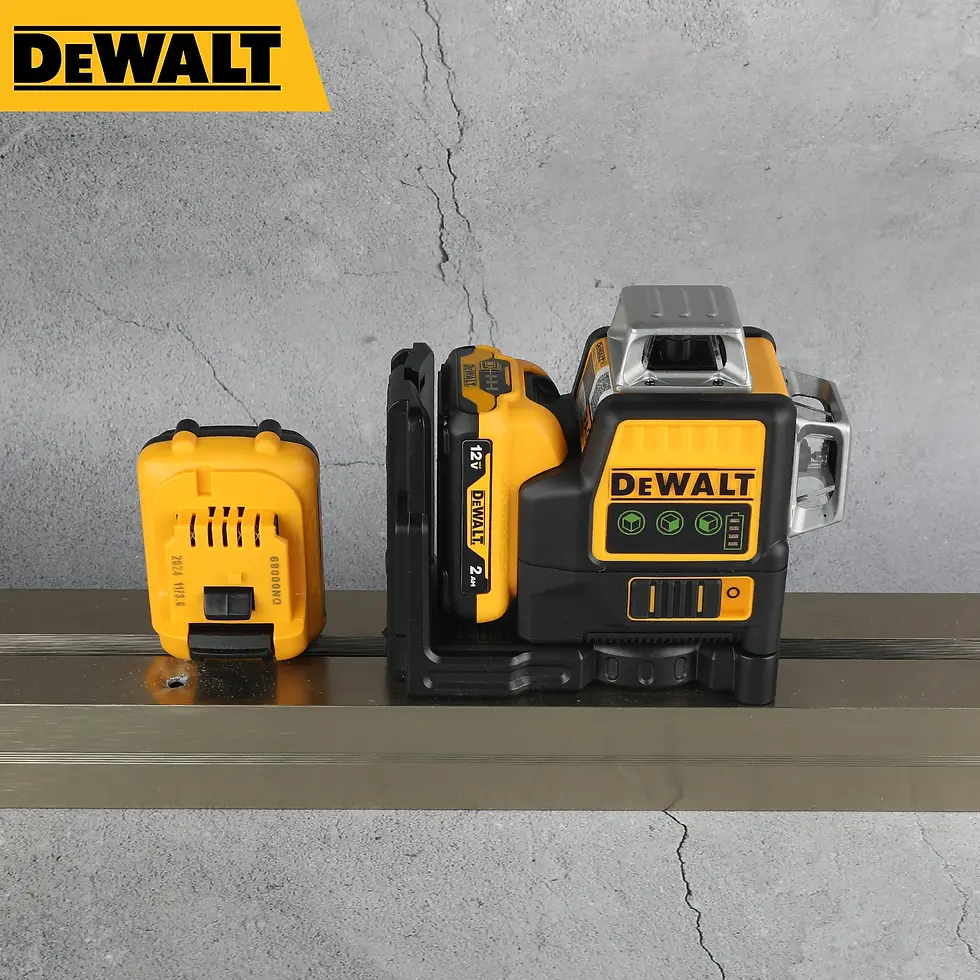 Thumbnail: 2026 DEWALT DW089LG Lithium Battery Green Laser Level | 12 Lines 3 Sides 360° H