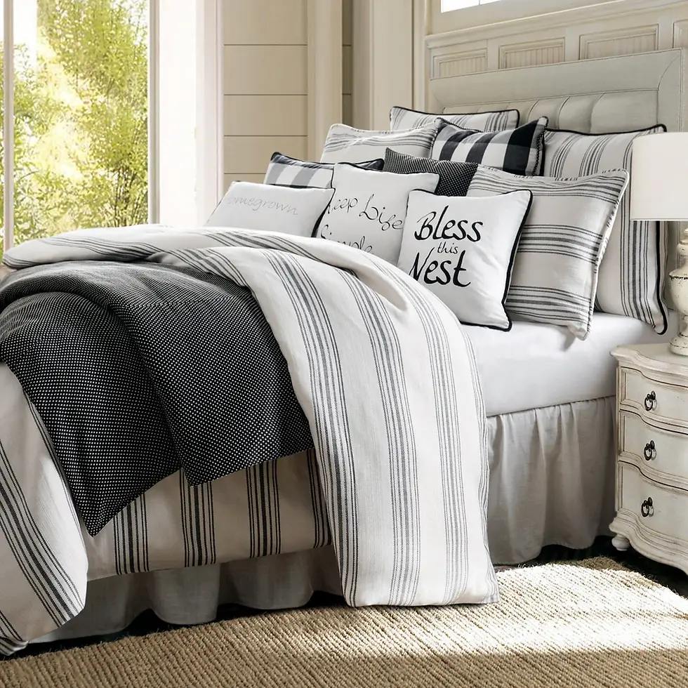 Thumbnail: Aix-En-Provence Stripe Comforter Set