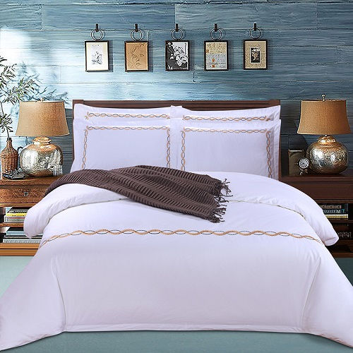 Thumbnail: 4 Pc Palazzo Elegant Bedding Series