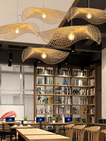 Modern Bamboo Pendant Light