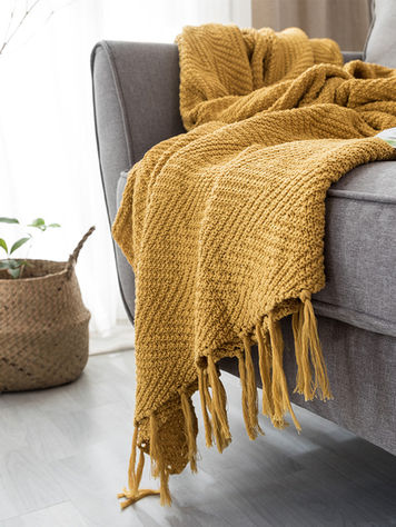 Knit Throw Blanket