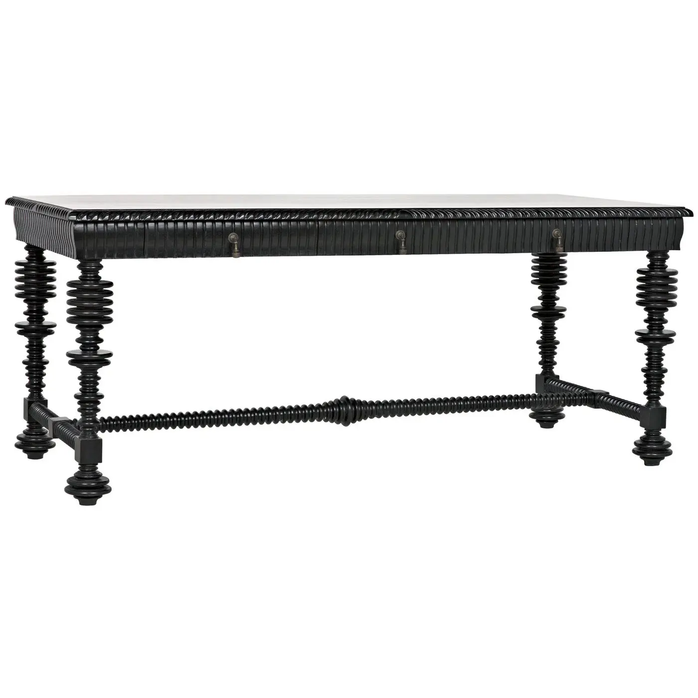 Hand Rubbed Black Saraz Desk