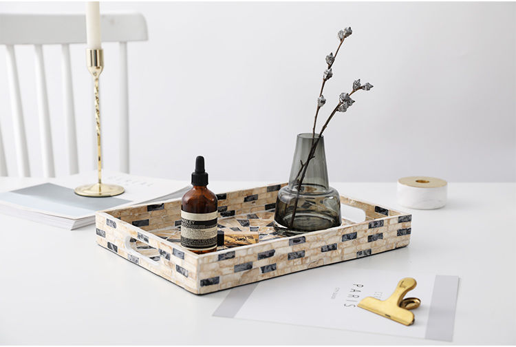 Thumbnail: Porto Handcrafted Wood Storage Trays