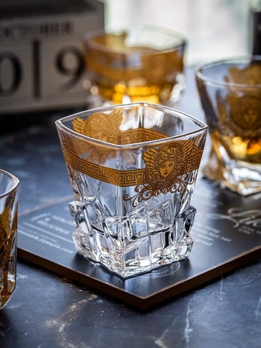 Crystal and Gold Glasses