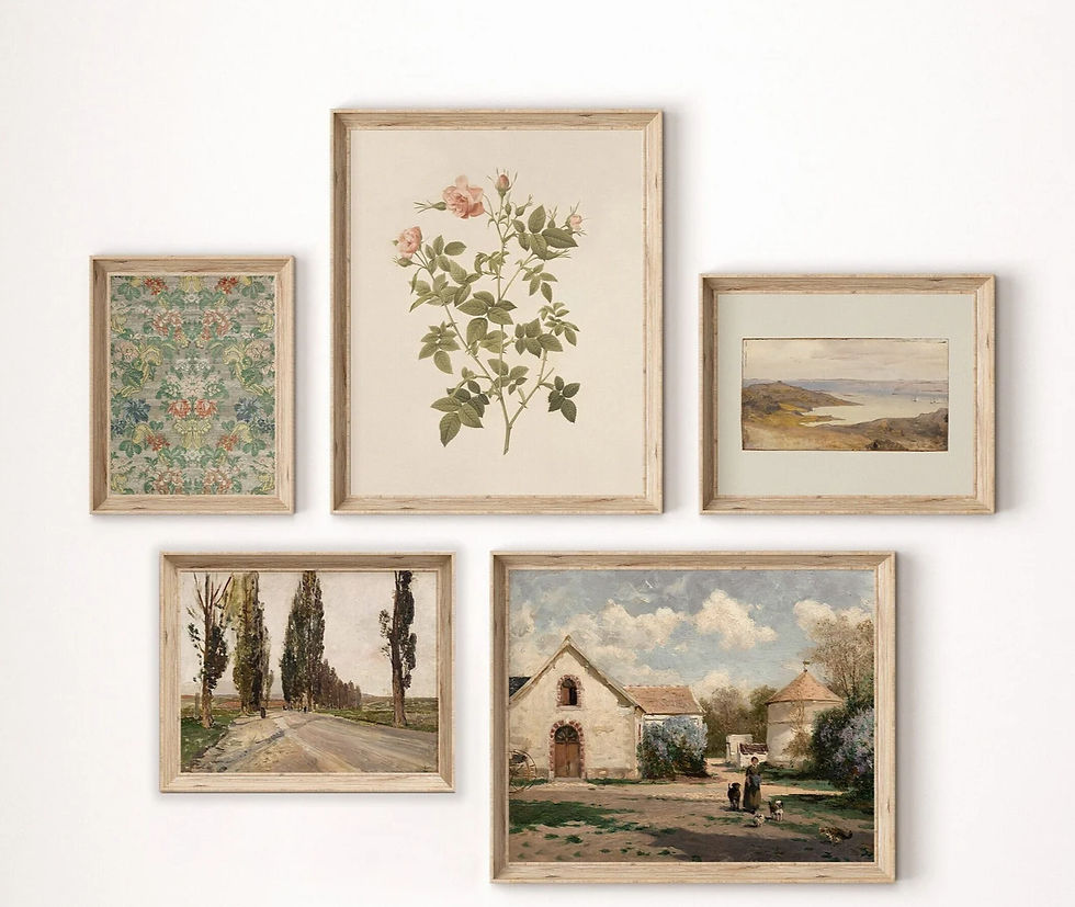 Thumbnail: Vintage Pink Roses Art