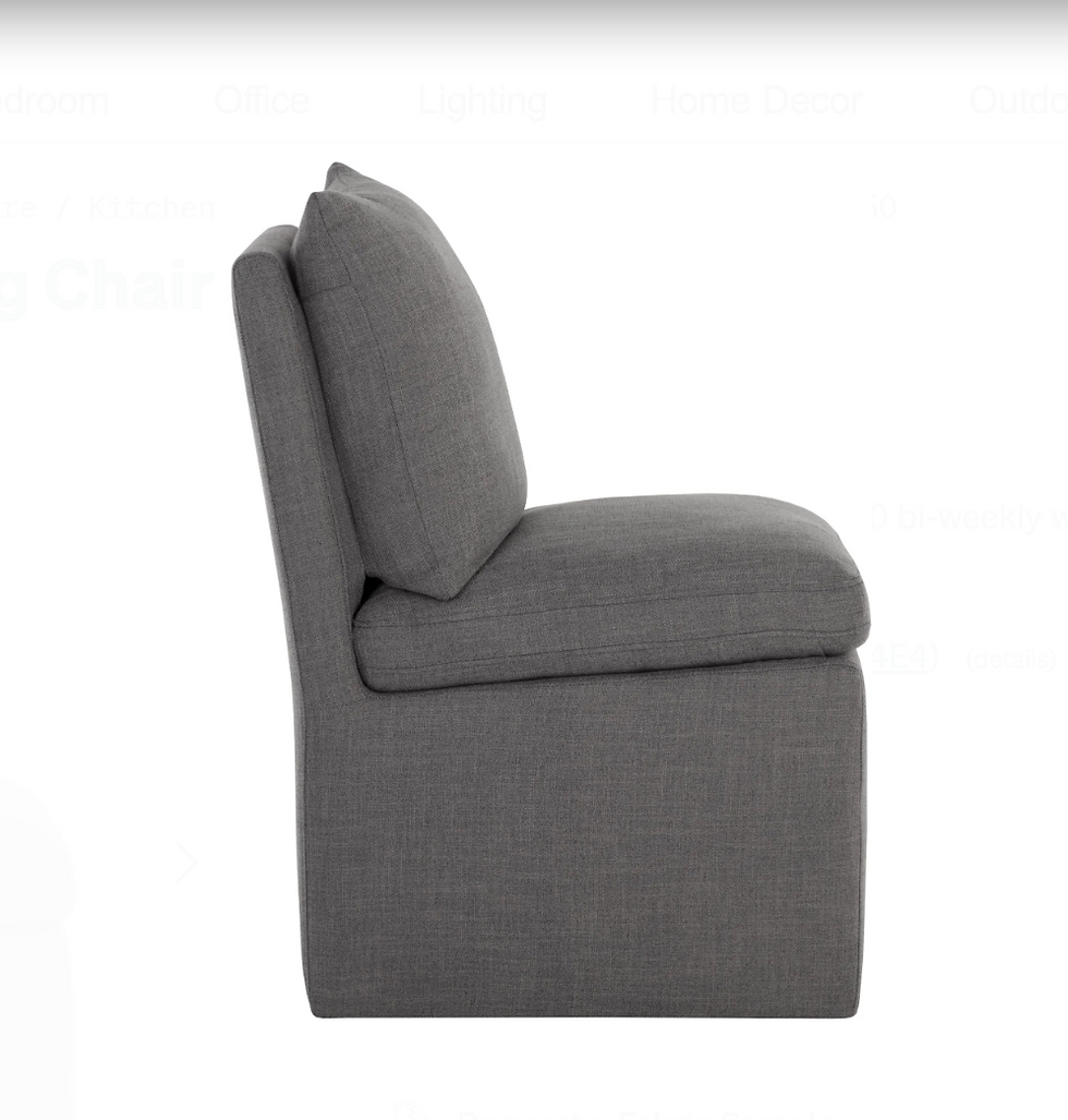 Thumbnail: Limne Wheeled Dining Chair