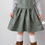 Thumbnail: LIGHT GREEN LITTLE GIRL PINAFORE DRESS - SZ 3-6 MTHS