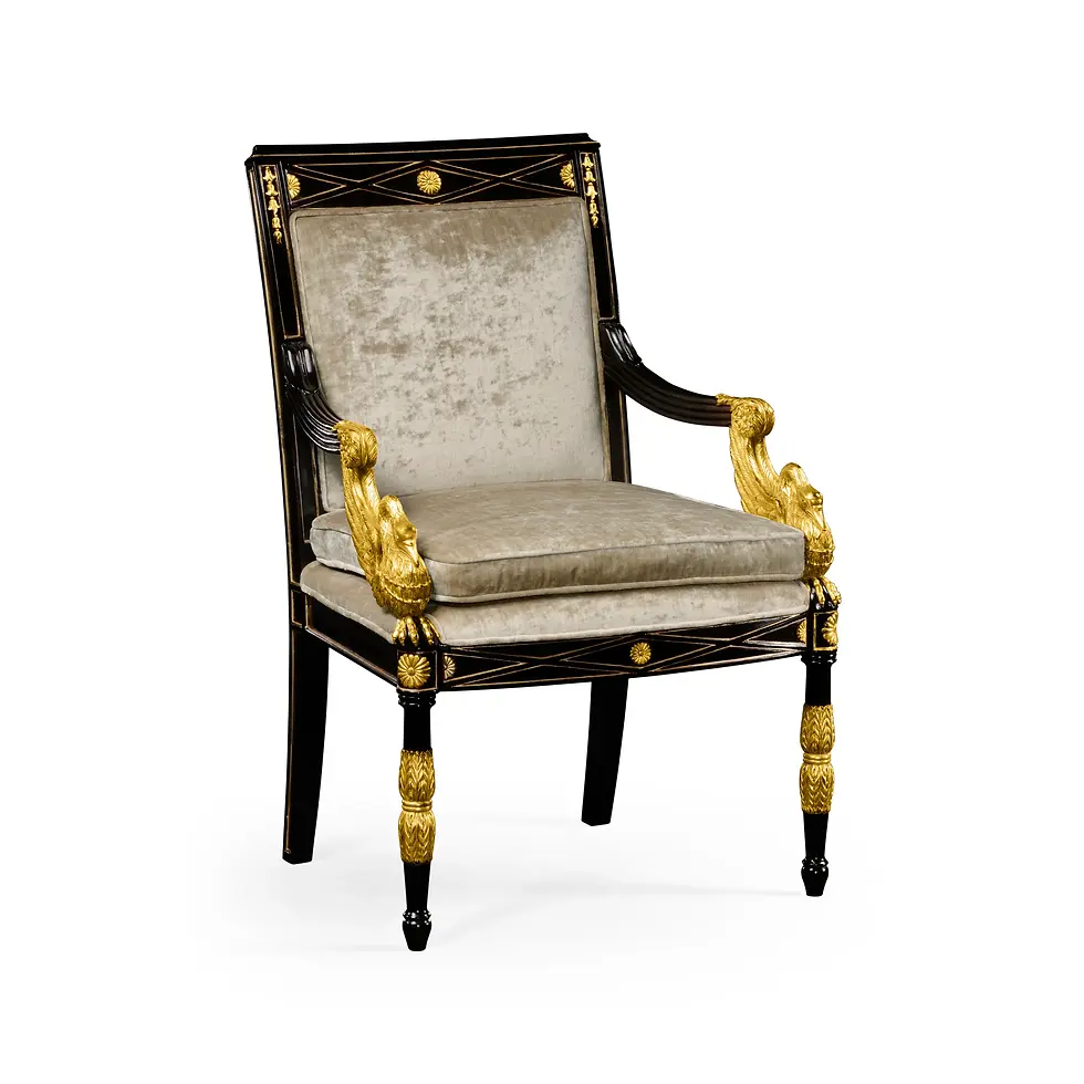 Empire Gold Accent Chair