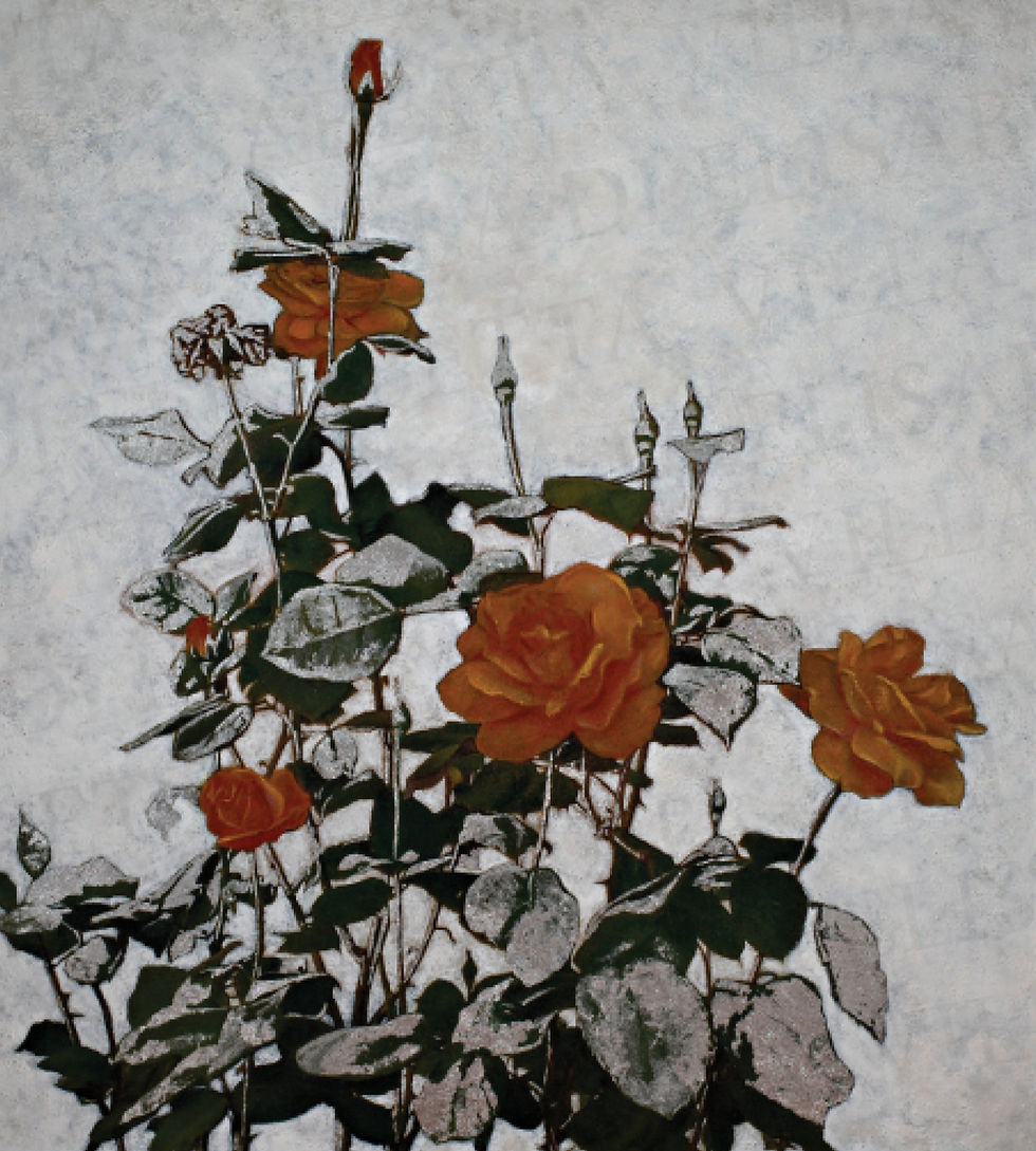 Orange Roses 2 Wall Art