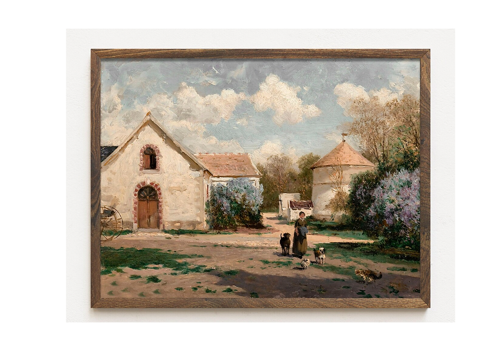 Thumbnail: A Cottage in French Country Wall Art