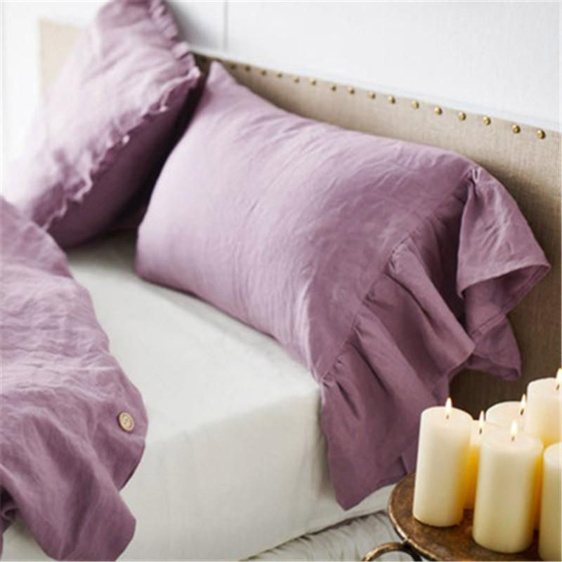 Thumbnail: Valognes Linen Fishtail Pillowcases