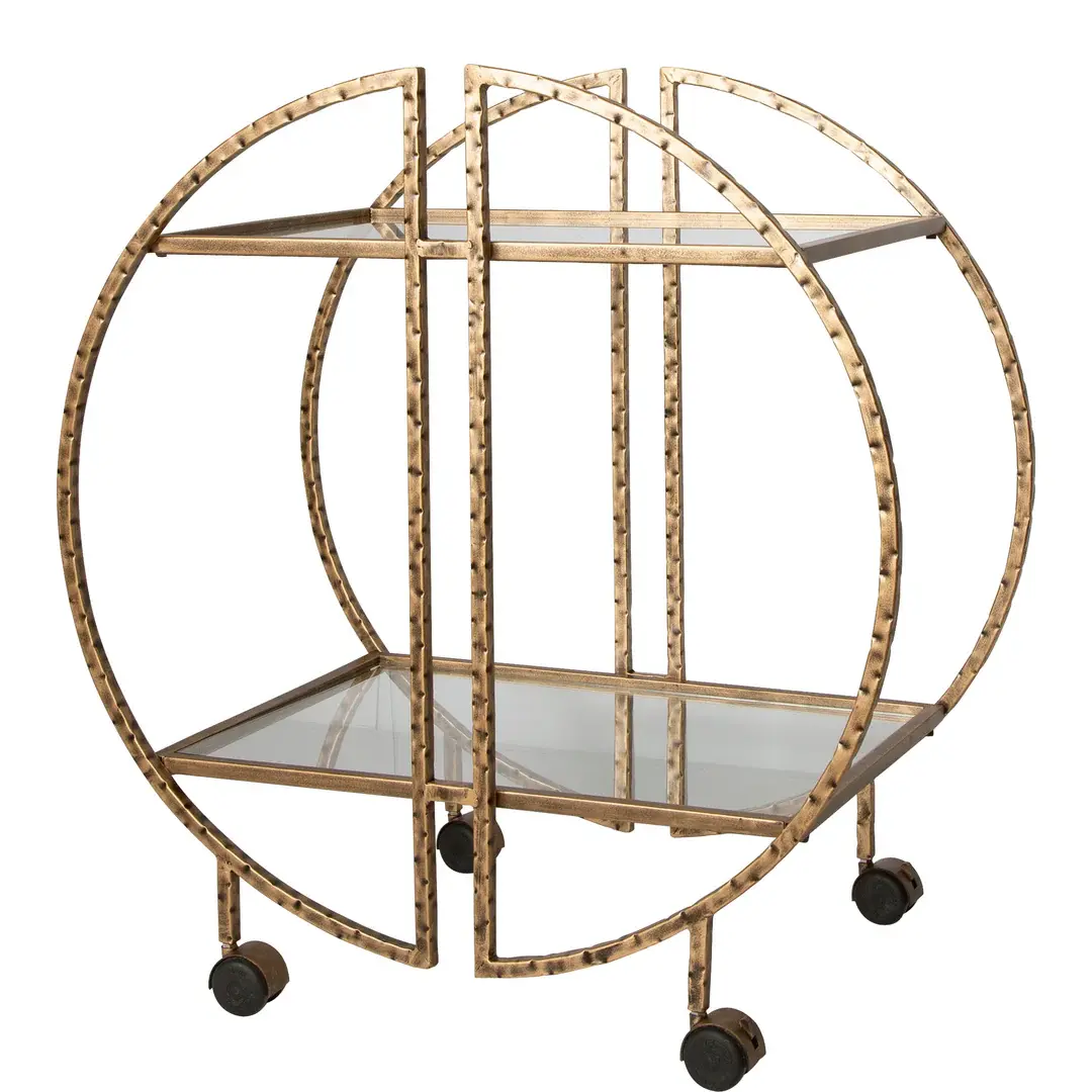 Abruzzo Gold Bar Cart